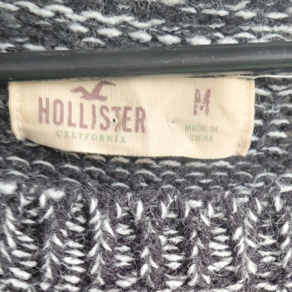 Hollister fringe sweater boho size M - Picture 4 of 4